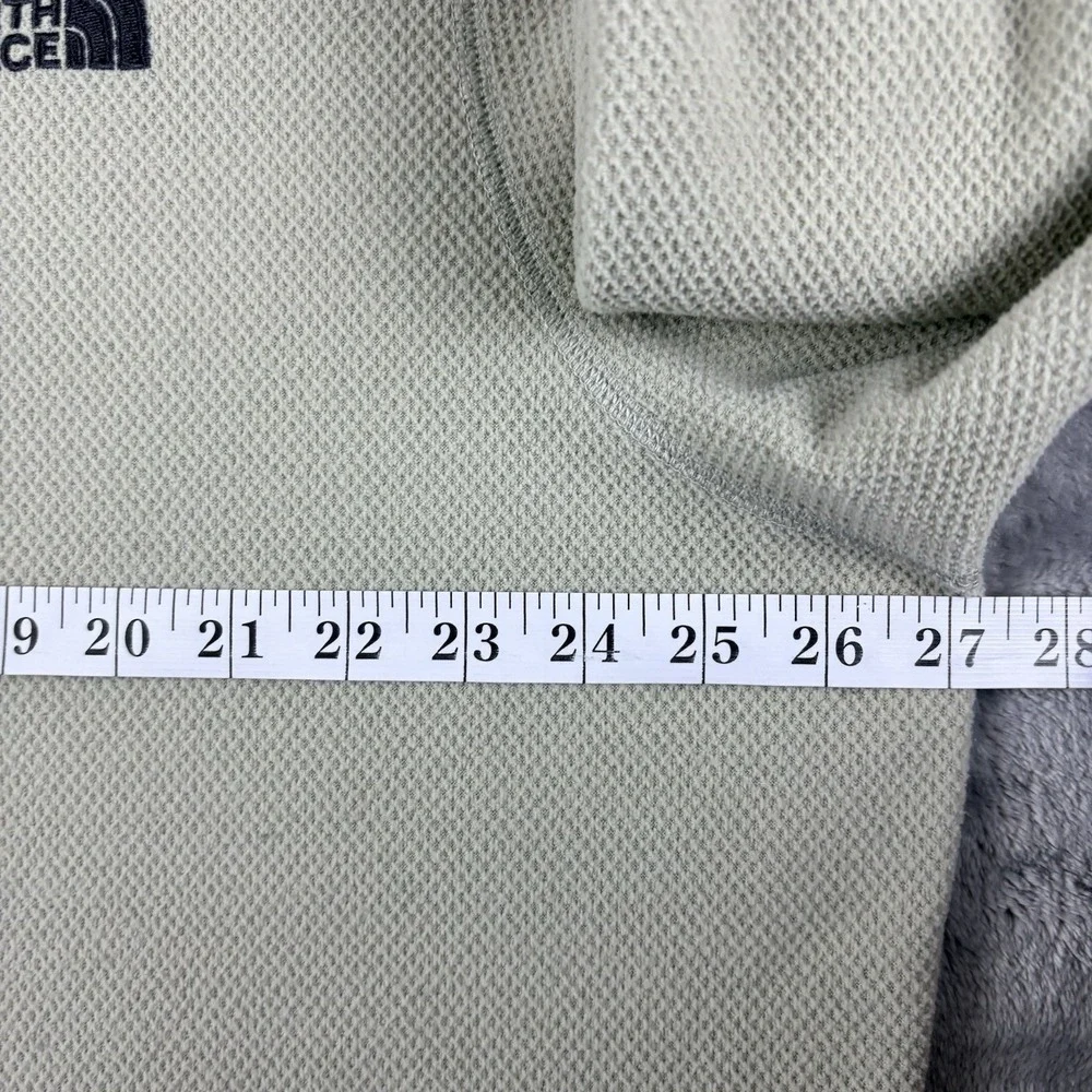 The North Face Quarter Zip Fleece Mens‎ Beige XXL Outdoor Minimalist Pullover